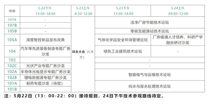 活动简要日程