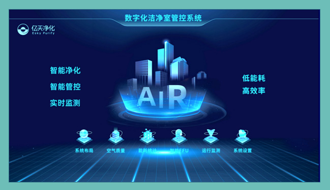 空气污染物过滤 检测 监控一站式智能洁净系统