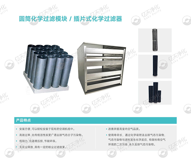 化学过滤器：精准净化气态污染物